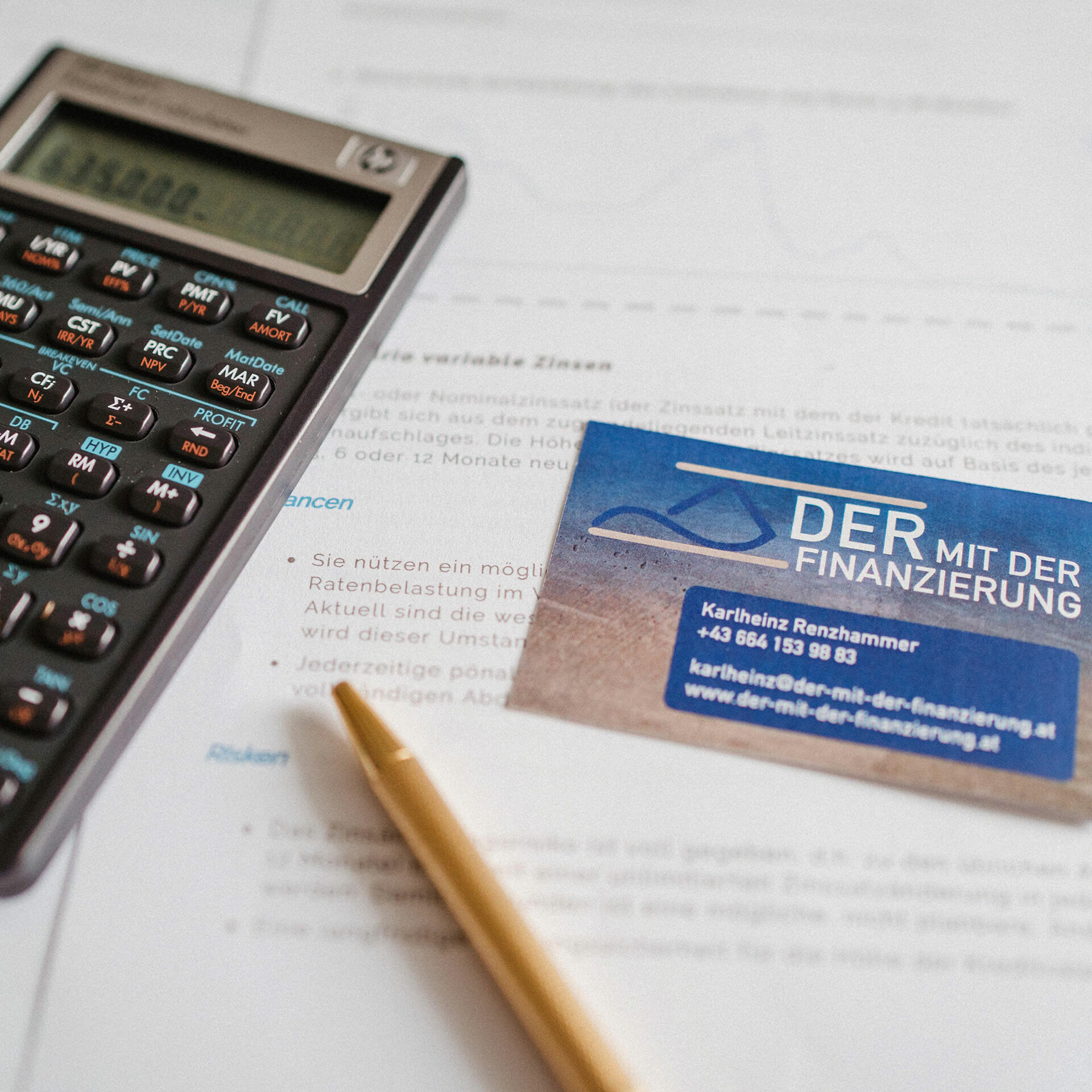 Kreditrechner Finanzierungsrechner